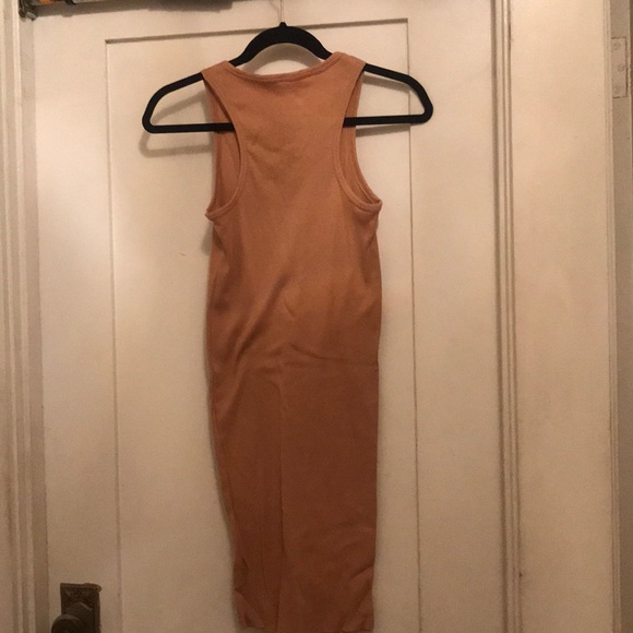 Razorback ribbed body con dress - Picture 3 of 3